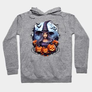 Beautiful Halloween Witch Hoodie